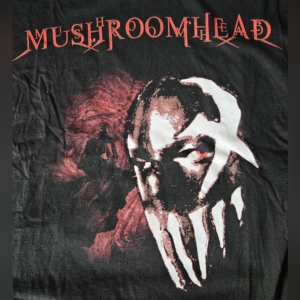 Mushroomhead Band Black Graphic Short-Sleeve Tee w/ Designs on Front and Back - Picture 3 of 5
